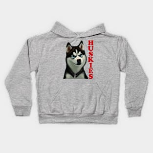 Love Huskies Kids Hoodie